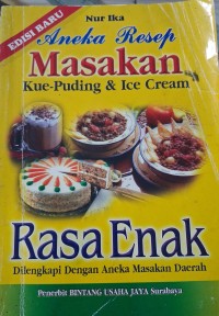 Image of Aneka resep masakan kue-puding & ice cream