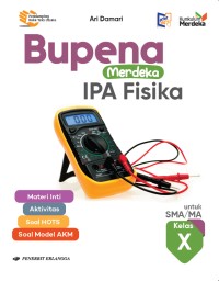 Image of Bupena merdeka IPA fisika untuk SMA/MA kelas x