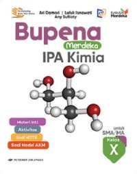 Image of Bupena merdeka IPA kimia untuk SMA/MA kelas x