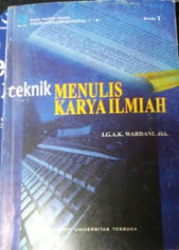Image of Teknik menulis karya ilmiah